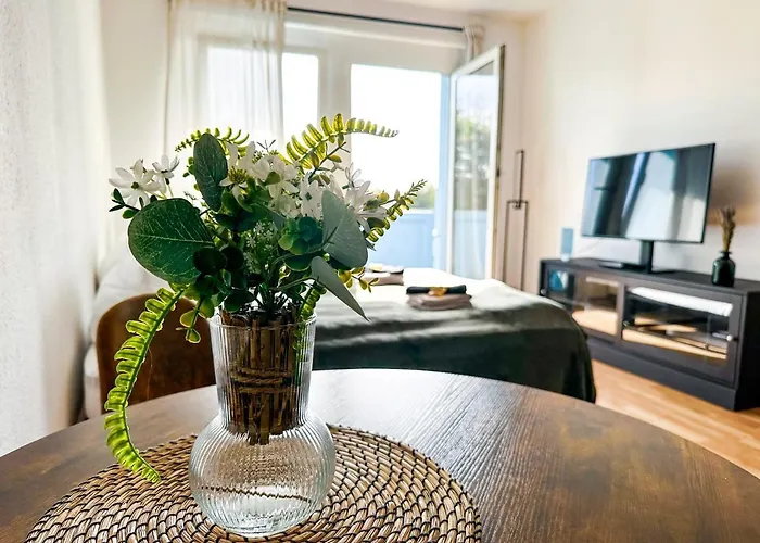 Modernes Apartment Naehe Chemnitz Wifi Netflix